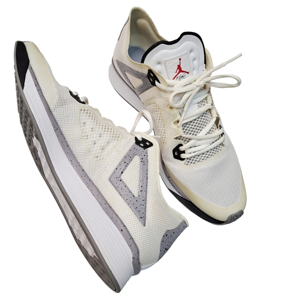 Nike Air Jordan Flight 89 Racer White And Gray Sneakers Mens Size 13 - Picture 1 of 10